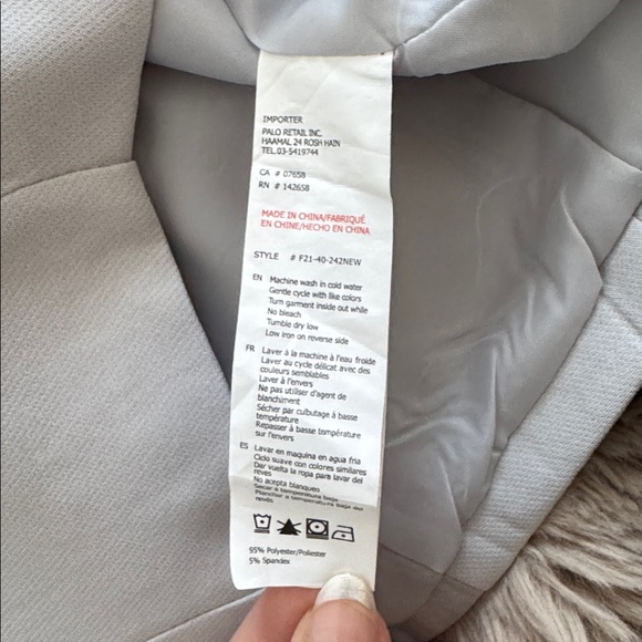 Forever 21 Light Gray Tailored Vest Top - Picture 4 of 4